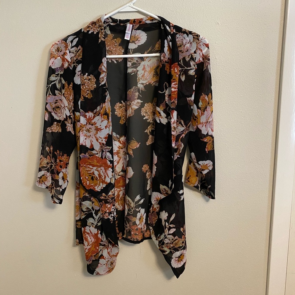 Kimono Style Floral Top